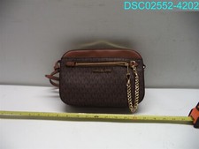 Michael Kors Jet Set Item Small East-West Zip Chain Crossbody In Brown