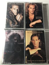 Michael Bolton 4 Tape Lot 1987-1993 Music Cassettes Columbia