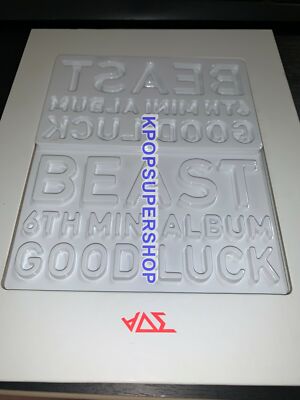 BEAST 6th Mini Album Good Luck White Version CD Junhyung Photocard