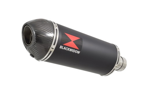 CRF300 L RALLY Exhaust Silencer End Can Oval Black Stainless & Carbon 300BT - Picture 3 of 7