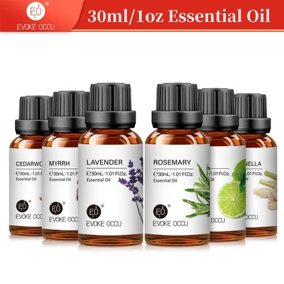 1oz/30ml Essential Oil Pure Natural Diffuser Aromatherapy Humidifier Skin Hair