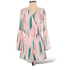 DECREE Light Pink Multicolor Romper