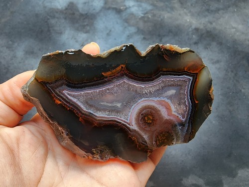 15.16 oz (430 gr) Eye Agate, Crystals for Jewelry Making, Rocks for Jewelry, めのう - Picture 7 of 14