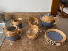 vintage japanese lusterware tea set