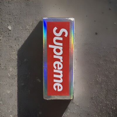 Supreme/ Bicycle Holographic Slice Playing Cards| FW23| Box Logo