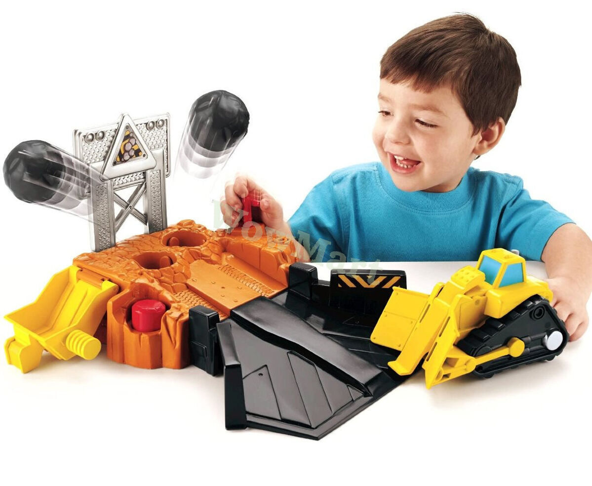 NEW Fisher Price Pretend Play Toy Big Action Boulder Blast Quarry