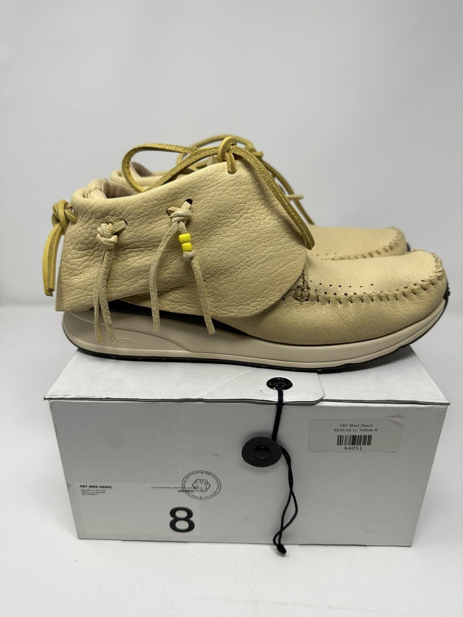 visvim  FBT 箱，袋付き VISVIM FBT Red Deer Leather L.T Yellow SIZE 8 Brand New With