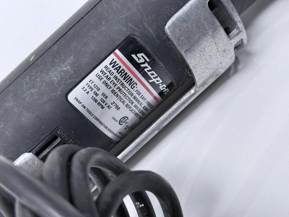 Snap On Right Angle Drill ET1210 120V 3/8 Inch Corded Electric 3/8 Chuck Power T - Image 2 of 2