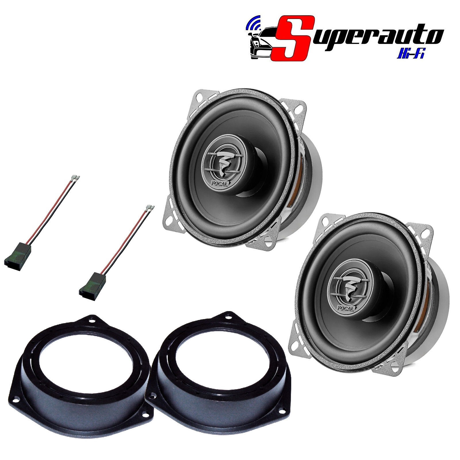 Kit Focal ACX 100 Altoparlanti 10cm per Alfa Mito Posteriore - Alta Fedeltà