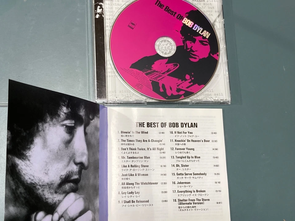 BOB DYLAN - THE BEST OF - Japan CD W/OBI SRCS-8412 - Image 3 of 4