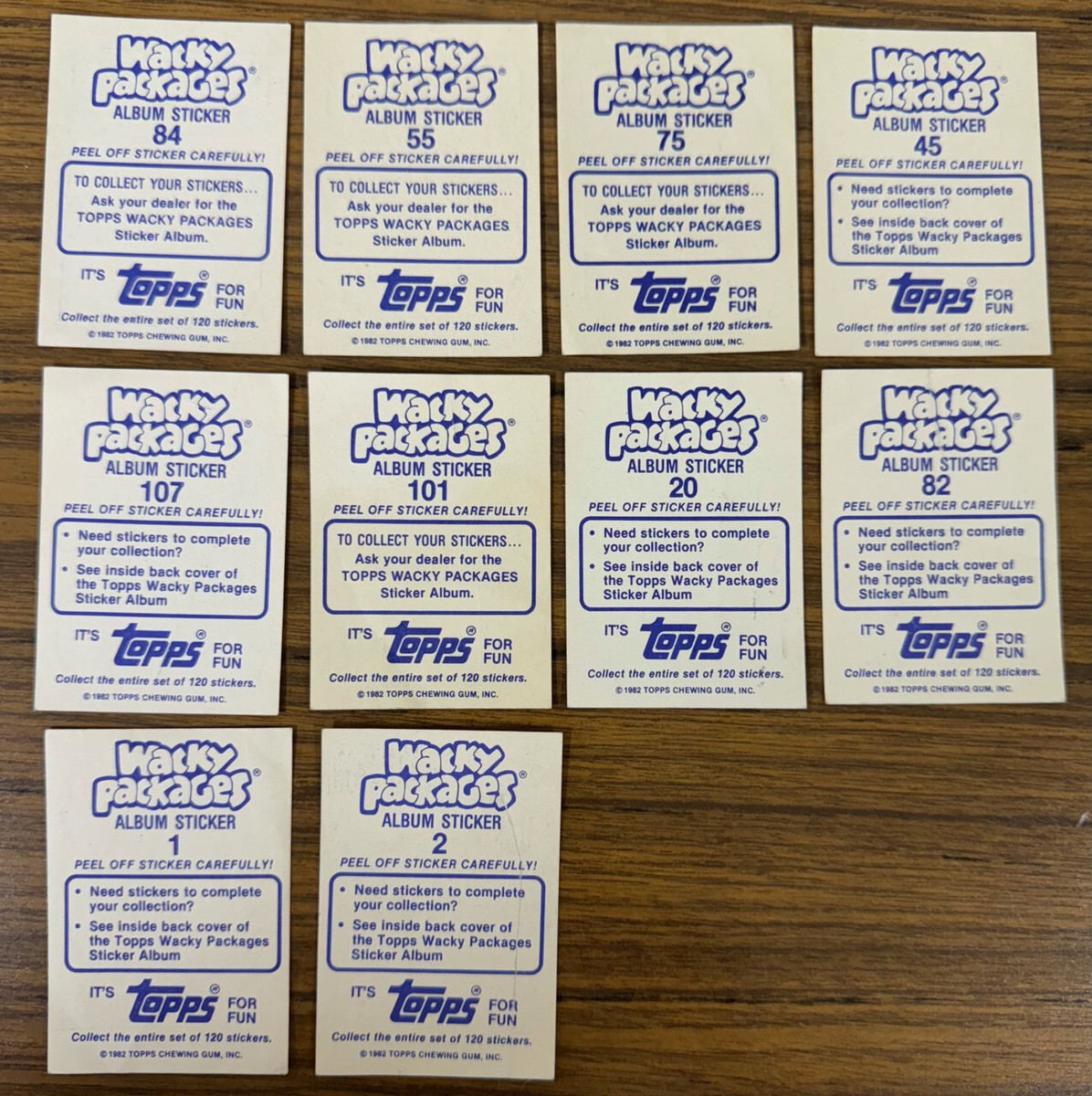 1980 & 1982 Topps Wacky Packages Stickers Lot of 41 Low Grade | eBay