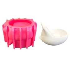Functional Silicone Mold for Pet Supplies Organization Chic Storage Holder Mould