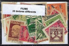Fiume 25 timbres différents
