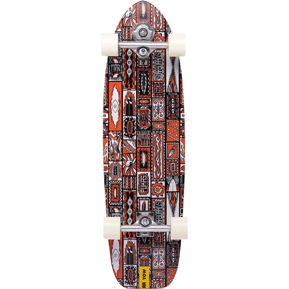 Yow Surfskate Skateboards Pukas Dark Surfskate - 9.85
