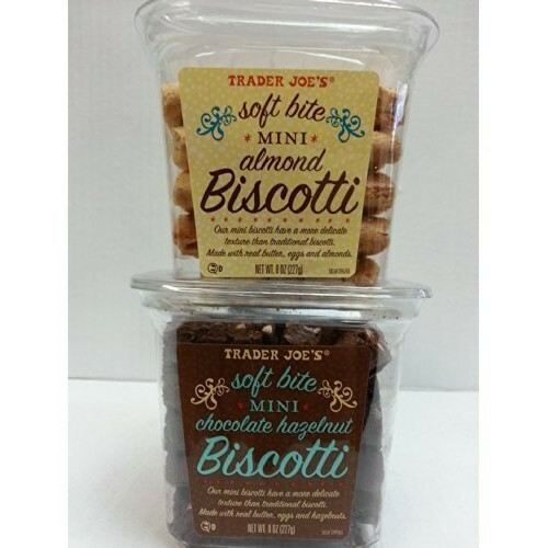 2 Pack Trader Joe's Soft Bite Biscotti Mini Almond and Chocolate Hazelnut 8 oz/P - Picture 10 of 10