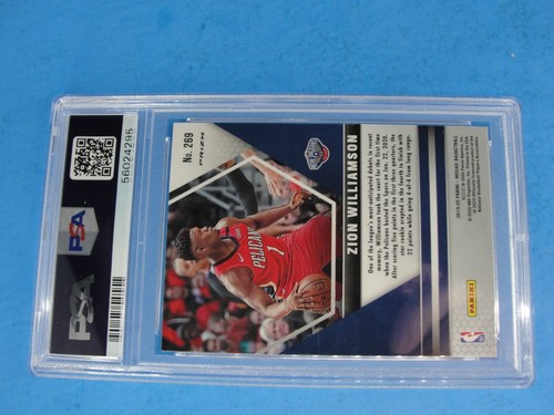 2019-20 Panini Mosaic #269 Zion Williamson Pink Camo Graded PSA 10 GEM MINT - Picture 3 of 3