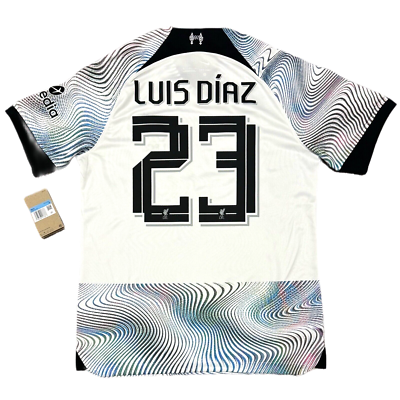 2022/23 Liverpool UCL Away Jersey #23 Luis Diaz Medium Nike