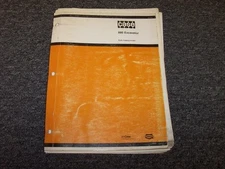 Case 880 Hydraulic Excavator Original Factory Parts Catalog Manual Guide Book xz