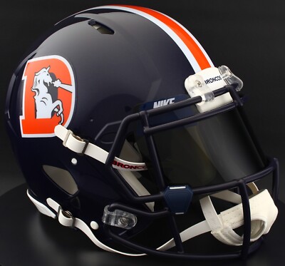 DENVER BRONCOS NFL Riddell Speed Full Size AUTHENTIC Football