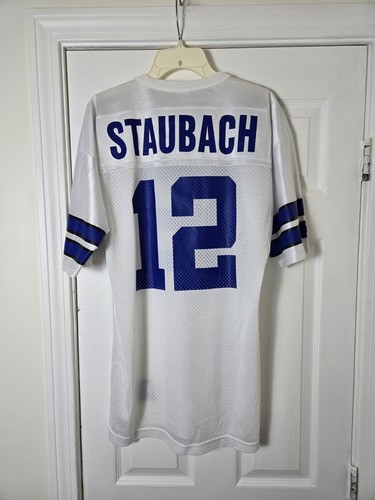 Vintage Champion NFL Roger Staubach Dallas Cowboys Jersey Men's Size 40 Medium - Picture 2 of 6