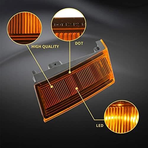 6 LED Turn Signal Light Foot Step Lamp Side Marker Light Fits for RIGHT-New - Image 3 of 4