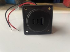 Berker Triple Usb-A Usb-C Socket Anthracite