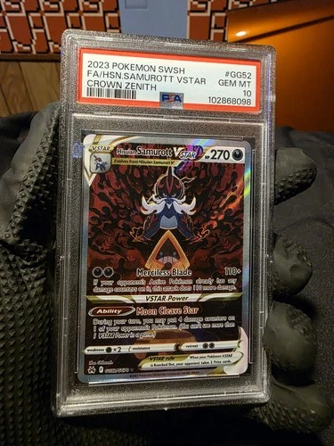 Hisuian Samurott Vstar #GG52 PSA 10