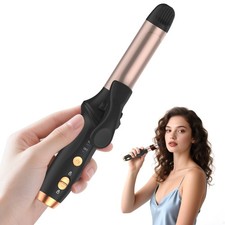 Cordless Curling Iron Mini USB Rechargeable 4000 mAh Hair Curler Travel Wand