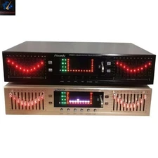 220V EQ-898 HIFI HD StereoBuilt-In USB Bluetooth StageEqualizer Dual 10 Segments