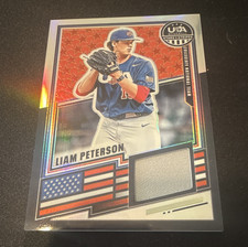 Panini 2022 USA Baseball Materials Liam Peterson #USAM-LI