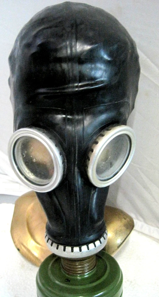 Gasmaske  Maske Filter  ABC Schutzkleidung Gummi Latex Halloweenartikel  Prepper - Bild 3 von 4