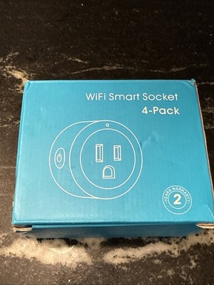 Set of 3 Smart Mini Wifi Plug Power Socket Timer Outlet Remote Control