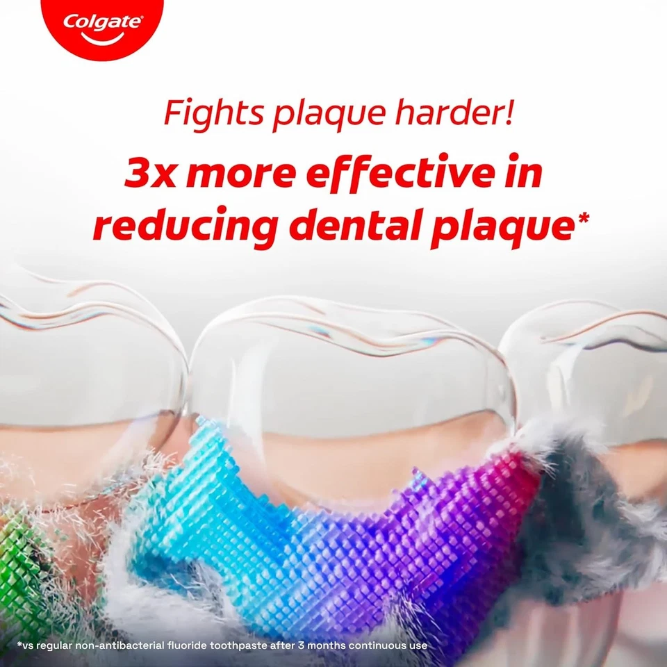 Colgate Total Plaque Release Toothpaste, 3X More Effective: Reduces Gum Problems - Image 3 of 4
