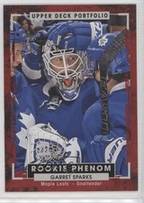 2015-16 Upper Deck Portfolio Rookie Color Photos Garret Sparks #213 0a4