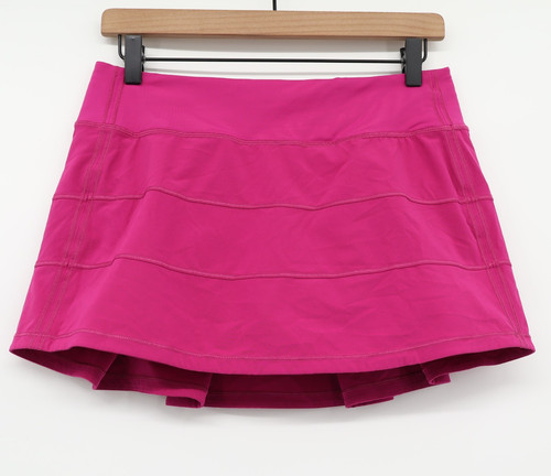 Lululemon Women's Pace Rival Mid Rise Skirt Ripened Raspberry Sz 6