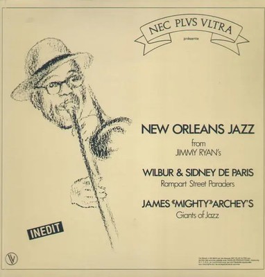 LP 33 RPM Vinyl Nec Plus Ultra New Orleans Jazz from Jimmy Ryan's