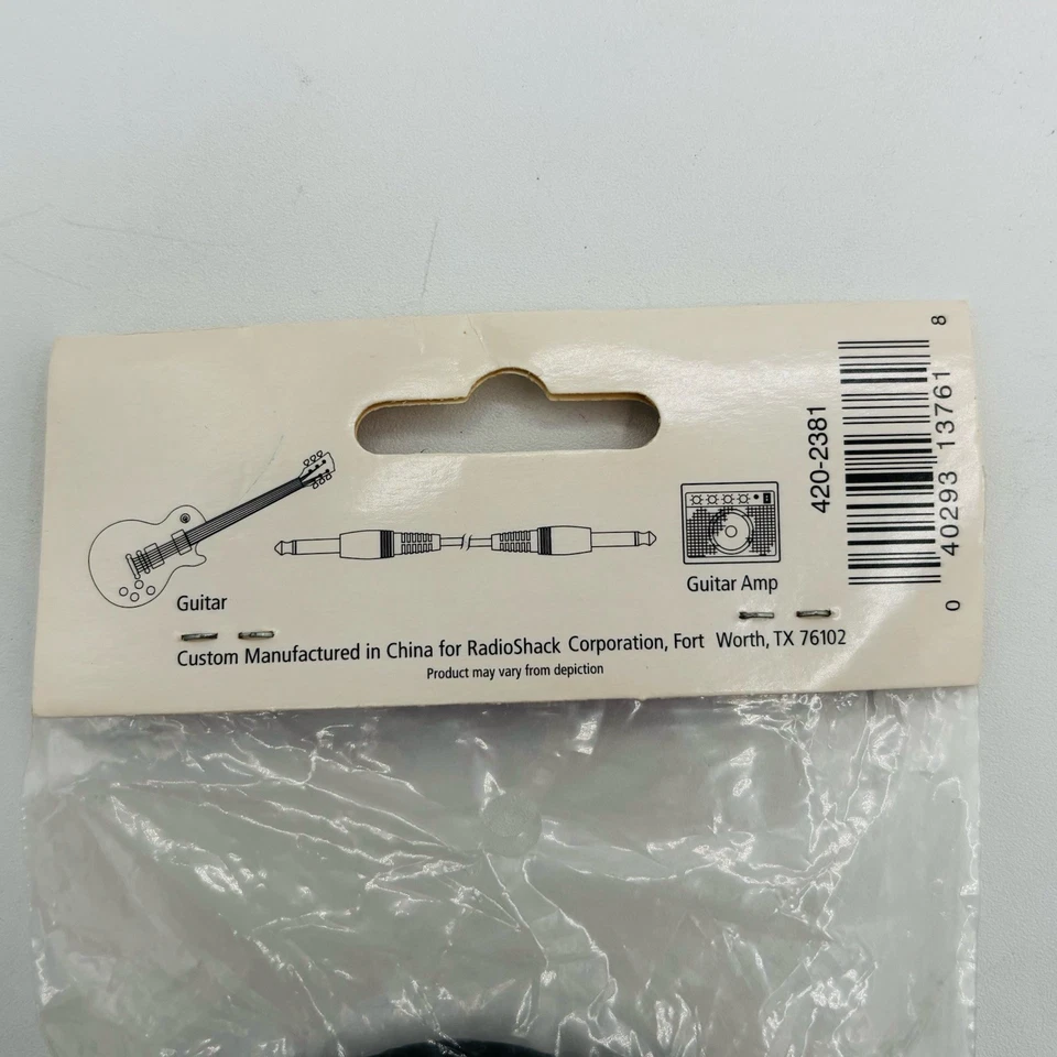 RadioShack 6 ft. Shielded Audio Cable, 1/4" Mono - Image 4 of 4