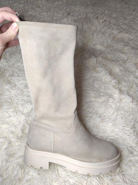 Women Ballin Boots Grey Suede 37