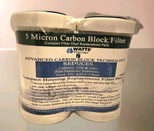 Watts Compact 5 Micron Carbon Block Filter Du...