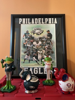 PHILADELPHIA EAGLES CERAMIC RESIN PIGGY BANK 7'' x 7'' x 5''  NIP FOCO PIG LEAGUERS