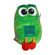 Fisher-Price Storybots Green Beep Robot Plush Toy Dance Music Talks w/ Batteries