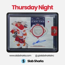 2023 UPPER DECK ULTIMATE COLLECTION #UE-MP MARTIN POSPISIL EMBLEMS AUTO ROOKIE