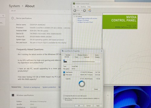 Overpowered OP-LP1 Gaming Laptop, i5-8300H, 8GB RAM, 128GB SSD, GTX 1050, *Read* - Picture 8 of 8