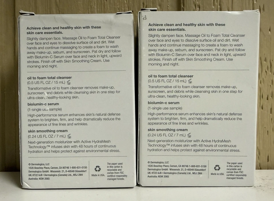 Dermalogica Clean Skin Essentials Mini Kit Biolumin, Limpiador y Crema - Lote de 2 Foto 2 de 2