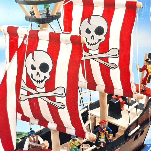 VTG Pirate Ship Wood Skull & Bones Assorted Replacement Parts NO ...
