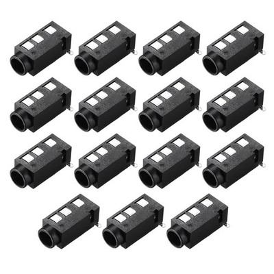 3.5 mm Audio Jack Connector PCB Mount Female Socket 4 Pin PJ-320D 15pcs