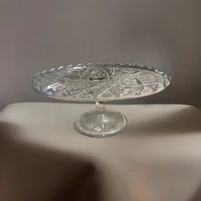 Estate Sale! Vintage Indiana Glass No 167 -1924 AKA Garden Pink Cake Stand