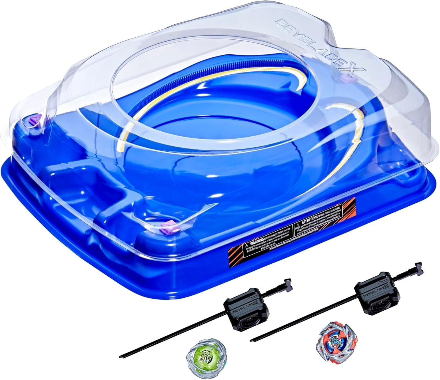 Set Beyblade X arène premium et toupies de précision en acier