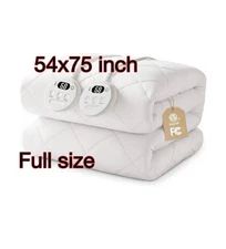 Heated Mattress Pad full  Size, Dual Control Electric Mattress Pad, 54x75”