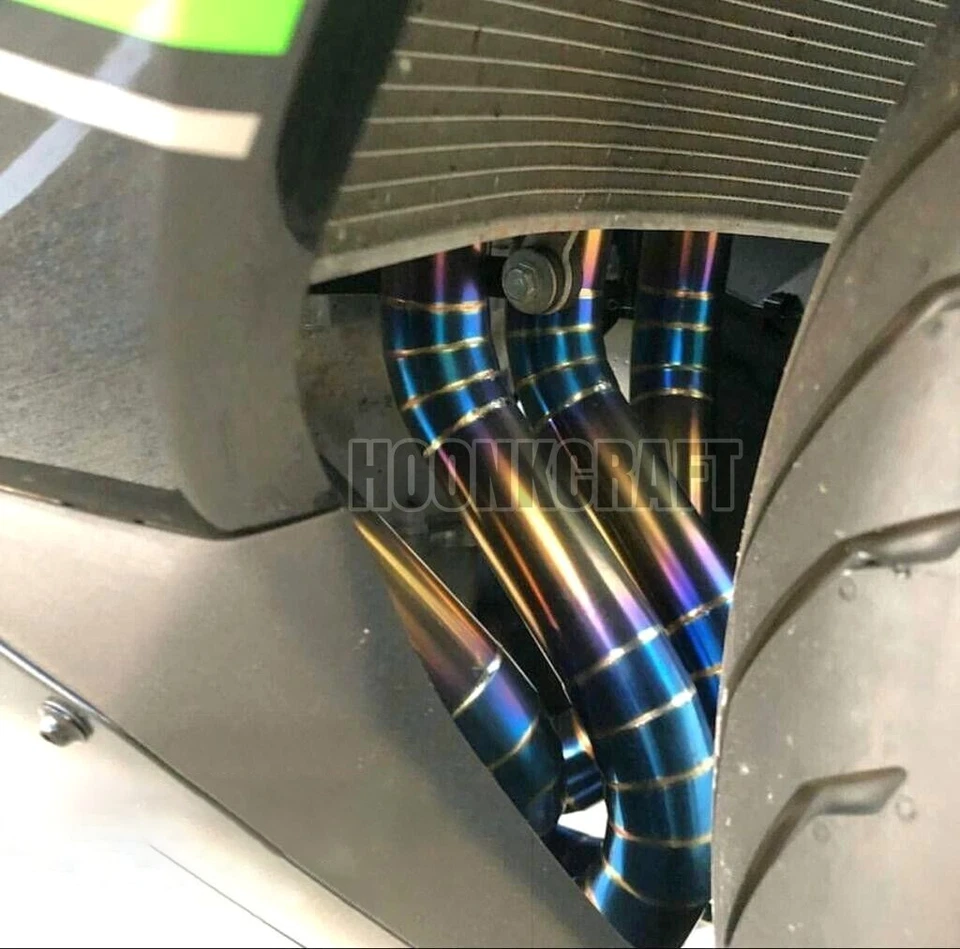 Sistema de escape personalizado para Kawasaki ZX6R / ZX636 / ZX 6R / ZX 636 Foto 2 de 2